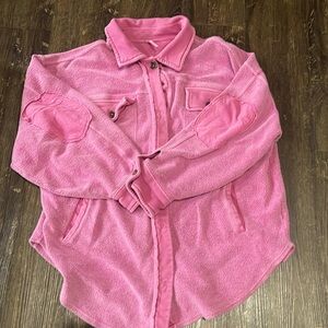 Free people oversized button down